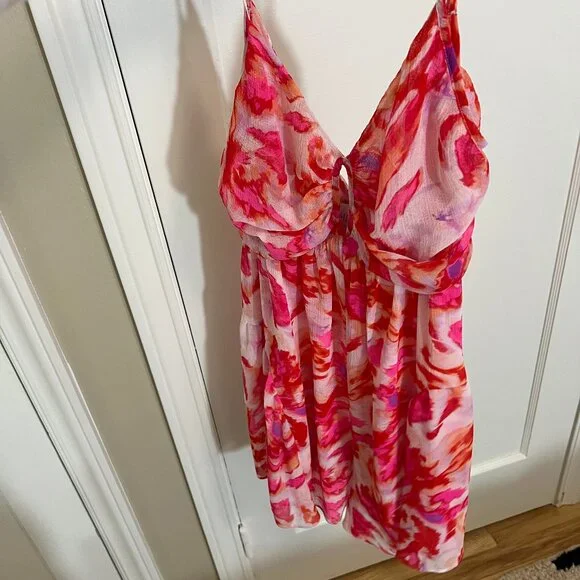 MISA Los Angeles Indira Floral Sleeveless Romper, S - Picture 3 of 11